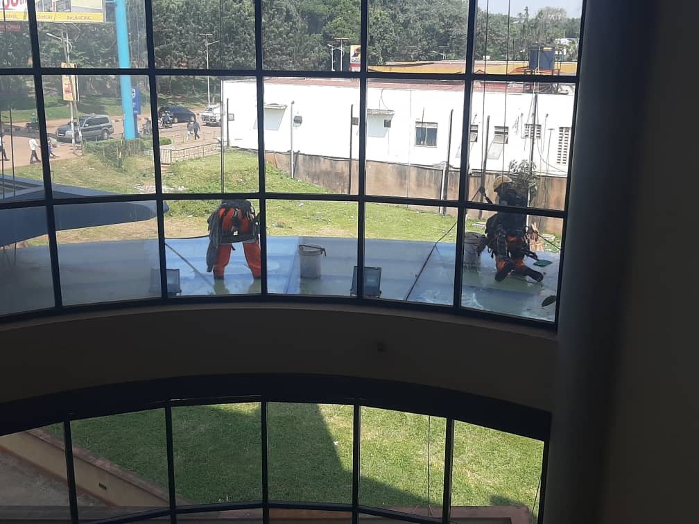 Roofklin project photograph for its specialist heights work